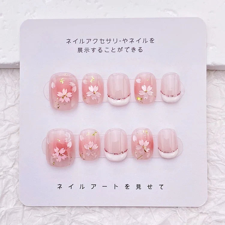 💅SET UÑAS POSTIZAS CON APLICADOR💖