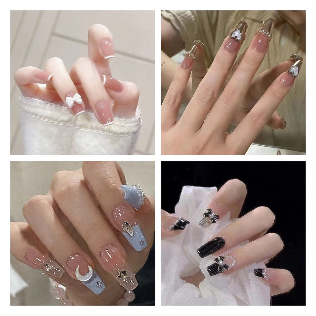 💅SET UÑAS POSTIZAS CON APLICADOR💖